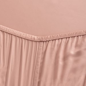 Roze bamboe hoeslaken die goed blijft zitten